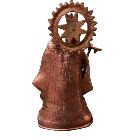 Bronze Radha Krishna on Lotus